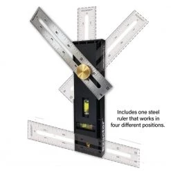 Exactor Multi-Purpose Measuring and Marking Tool by Milescraft -Primefit Shop black milescraft multi tools 8406 c3 1000