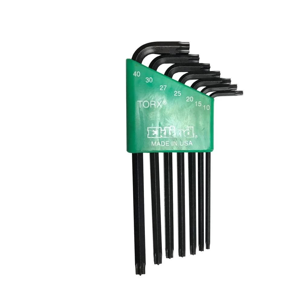 Long Series Torx L-Key Set with Holder Torx Sizes T10 T40 (7-Piece) by Eklind 3 Long Series Torx L-Key Set with Holder Torx Sizes T10 T40 (7-Piece) by Eklind