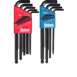 Combination Ball-Hex-L Key Set Sizes0.050 to 3/8 and Size 1.5 mm to 10 mm (22-Piece) by Eklind