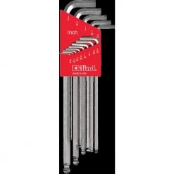 Extra-Long Series Bright Ball-Hex-L Key Set with Holder Sizes0.050 in. to 3/8 in. (13-Piece) by Eklind