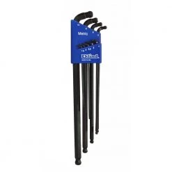 Extra Long Series Double-Ball-Hex-L Key Set with Holder Size 1.5 mm to 10 mm (9-Piece) by Eklind