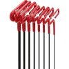 6 in. Series Cushion Grip Hex T-Key Set with Pouch Sizes 3/32 in. 1/4 in. (8-Piece) by Eklind