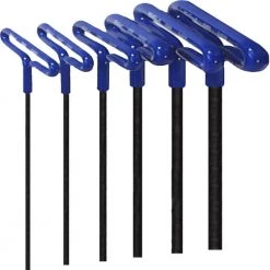 Cushion Grip Hex T-Key Allen Wrench - 6-Pieces Set Metric MM Sizes 2-6 (9 in. Shaft) by Eklind
