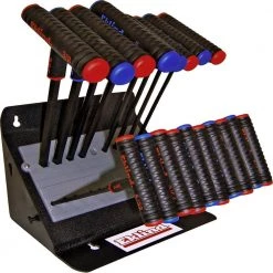 Power-T T-Handle Ball-Hex Allen Wrench T-Key Combo- 9 in. Inch/MM (2 Sets 19-Pieces) by Eklind