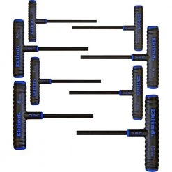 6 in. Series Power-T T-Handle Hex Key Set with Pouch Size 2 mm to 10 mm (8-Piece) by Eklind