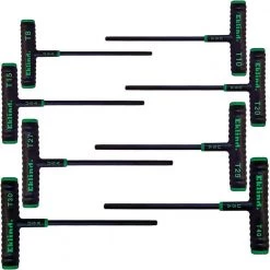 Power-T Handle TORX Star Key 8-Piece Set T8-T40 (6 in. Shaft) by Eklind
