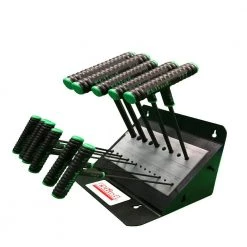 9 in. Shaft T6 to T50 Power-T Handle Torx Star Key with Stand (11-Piece Set) by Eklind