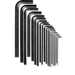 Short Series Hex-L Key Set with Pouch Sizes 0.028 in. to 3/4 in. (20-Piece) by Eklind