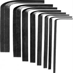 Security Tamper Resistant Hex-L Key Allen Wrench - 8-Pieces Set SAE Inch Sizes 3/32-3/8 Long Series by Eklind