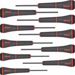 PSD Hex (allen) Precision Screwdriver - 10-Pieces Set SAE Inch Sizes 0.028 in. - 5/32 in. by Eklind