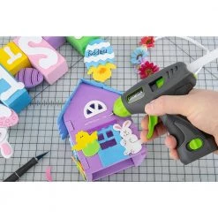 8-Volt Lithium-Ion Cordless Rapid Heat-Up Glue Gun with Battery Pack, Charging Stand, and 6 Glue Sticks by Genesis 12 8-Volt Lithium-Ion Cordless Rapid Heat-Up Glue Gun with Battery Pack, Charging Stand, and 6 Glue Sticks by Genesis -Primefit Shop genesis adhesives tape glgg08b 1f 1000