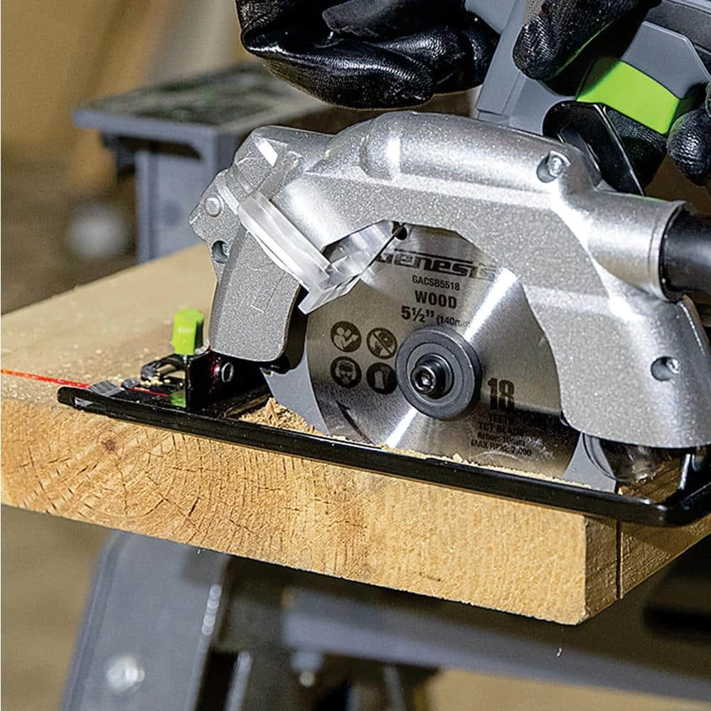 5-1/2 in. 18-Tooth Tungsten Carbide-Tipped Circular Saw Blade by Genesis 4 5-1/2 in. 18-Tooth Tungsten Carbide-Tipped Circular Saw Blade by Genesis - Image 2