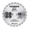 4-3/4 in. 24-Teeth Metal-Cutting Circular Saw Blade by Genesis -Primefit Shop genesis circular saw blades gamcsb471 64 1000