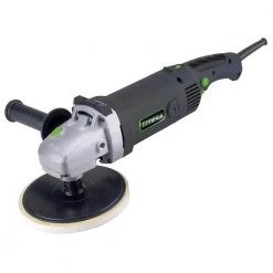 11 Amp 7 in. Variable Speed Sander/Polisher with Sanding Disc and Dual-Position Assist Handle and 3 Pads by Genesis