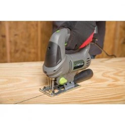 5.0 Amp Variable Speed Jig Saw with Quick-Change, 4-Position Orbit, Adjustable Base, Rip Guide and Blades by Genesis -Primefit Shop genesis jigsaws gjs500 1f 1000