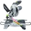 15 Amp 10 in. Compound Miter Saw with Laser Guide, 9 Positive Stops, Clamp, Dust Bag, 2 Wings and Blade by Genesis -Primefit Shop genesis miter saws gms1015lc 64 1000
