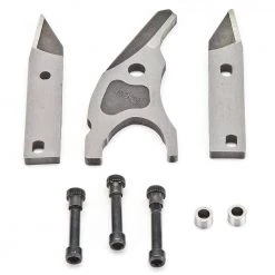 Metal Shear 14 Gauge Swivel Head Blades & Bushings Replacement Set for GES40 Electric Shear (8-Piece) by Genesis