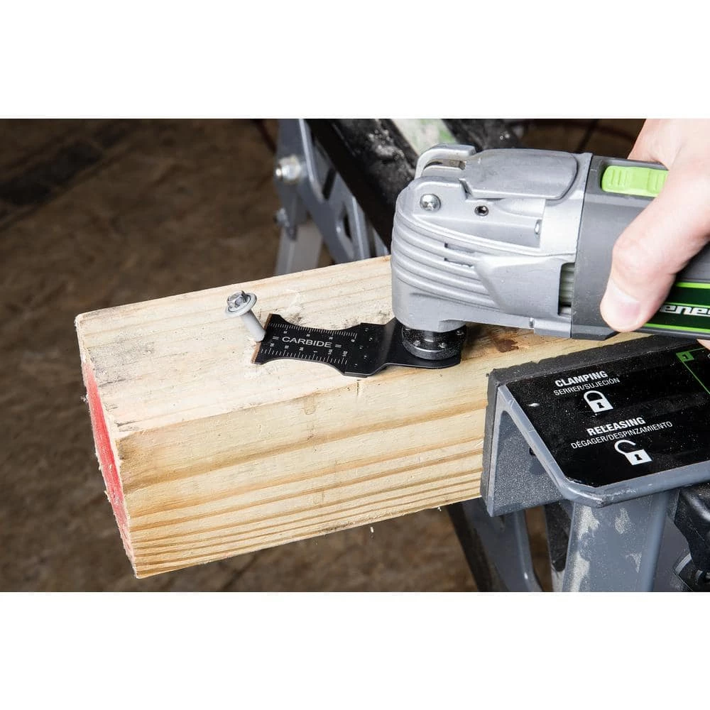 Universal 1-3/8 in. Quick-Fit Carbide Oscillating Multi-Tool Quick-Release Carbide Flush Cut Blade by Genesis 7 Universal 1-3/8 in. Quick-Fit Carbide Oscillating Multi-Tool Quick-Release Carbide Flush Cut Blade by Genesis - Image 5