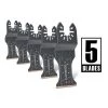 Universal 1-3/8 in. Quick-Fit Carbide Oscillating Multi-Tool Quick-Release Carbide Flush Cut Blade (5-Pack) by Genesis 1 Universal 1-3/8 in. Quick-Fit Carbide Oscillating Multi-Tool Quick-Release Carbide Flush Cut Blade (5-Pack) by Genesis -Primefit Shop genesis oscillating tool attachments gamt541c 5 64 1000