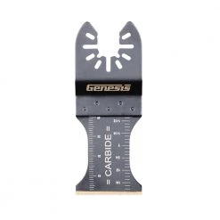 Universal 1-3/8 in. Quick-Fit Carbide Oscillating Multi-Tool Quick-Release Carbide Flush Cut Blade by Genesis