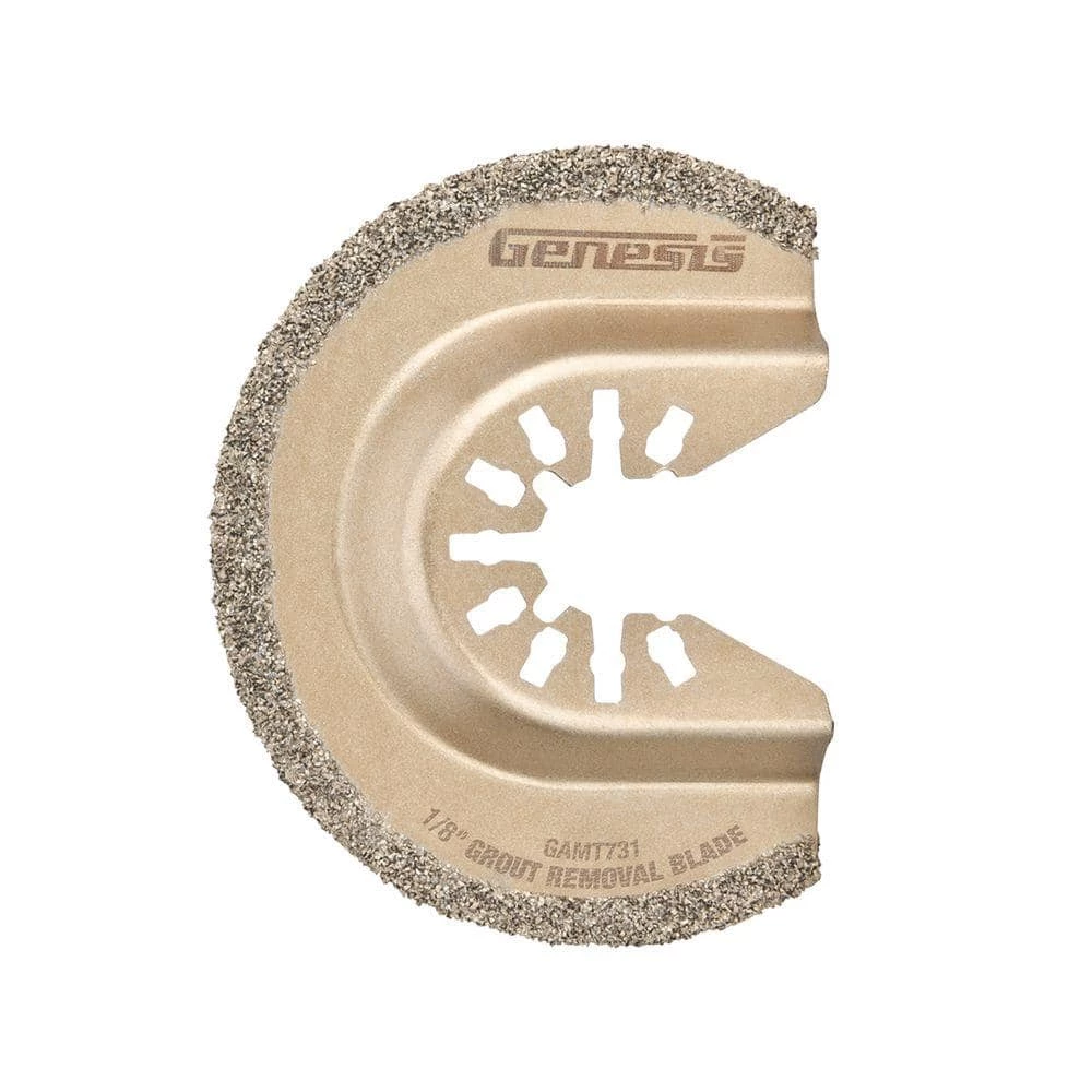 Universal 1/8 in. Quick Fit Grout Removal Blade by Genesis 3 Universal 1/8 in. Quick Fit Grout Removal Blade by Genesis