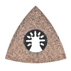 Universal 3-1/8 in. Quick-Fit Triangular Carbide Grit Oscillating Quick-Release Rasp by Genesis