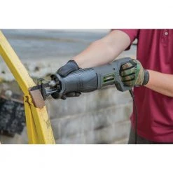 7.5 Amp Variable Speed Reciprocating Saw with Wood/Metal Cutting Blades, Quick Change and Adjustable Pivot Shoe by Genesis -Primefit Shop genesis reciprocating saws grs750 4f 1000
