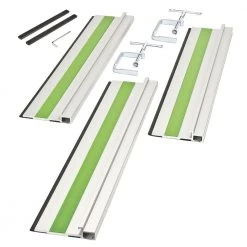 2 in. Plunge Saw Aluminum Rip Cutting Track System for GCS545C and GPCS535CK (3-Piece) by Genesis