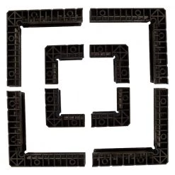 8 in. and 4 in. Squares Corner Square Kit - 90-Degree Right Angle Corner Assembly Clamp Squares (8-Piece) by Milescraft -Primefit Shop milescraft clamp sets 7366 4f 1000