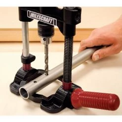 DrillMate Portable Multi-Angle Drill Guide with 3/8 in. Chuck by Milescraft -Primefit Shop milescraft drill attachments 1318 1f 1000