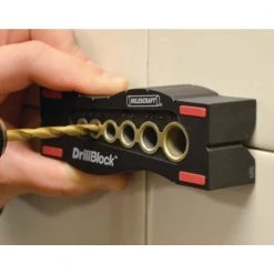 Precise Drilling Bundle with Drill Block, Drill Bits and Drill Stops by Milescraft -Primefit Shop milescraft drill attachments 73450003 1f 1000
