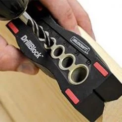 Precise Drilling Bundle with Drill Block, Drill Bits and Drill Stops by Milescraft -Primefit Shop milescraft drill attachments 73450003 4f 1000