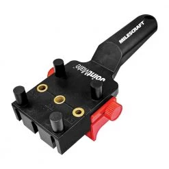 Joint Mate Self Centering Dowel Jig Corner, Edge and Surface Joints 1/4 in. 5/16 in. 3/8 in. Hardened Steel Bushings by Milescraft -Primefit Shop milescraft jigs 1332 44 1000
