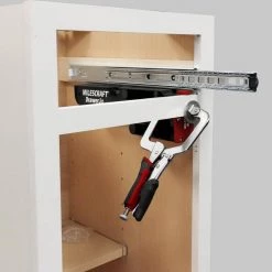 Drawer Jig - Reversible Drawer Slide Jig for Drawer Installation with Easy-Align Tabs, Fences, and Level by Milescraft -Primefit Shop milescraft jigs 1341 4f 1000