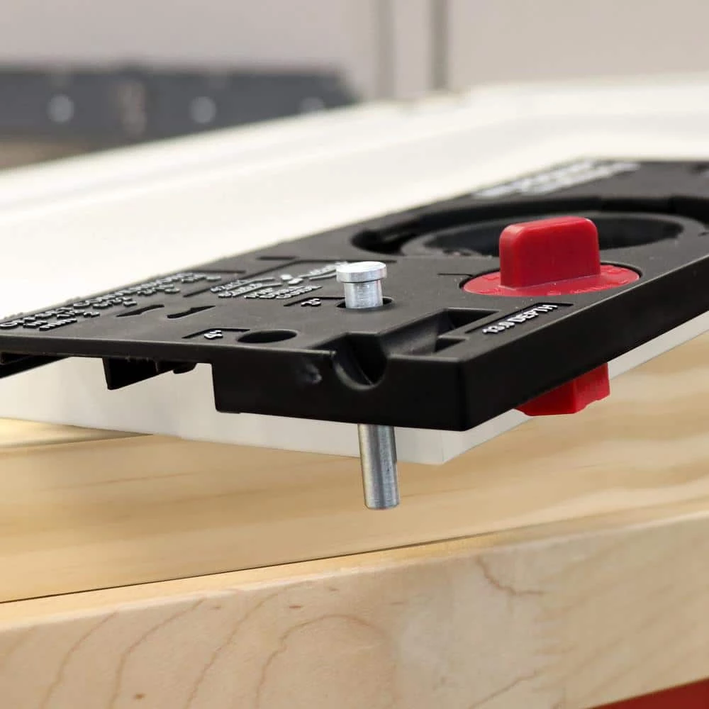 Euro Hinge Jig-Concealed Hinge Jig, Suitable for Frame and Frameless Cabinet Door Hinges- 35mm Drill Bit by Milescraft 5 Euro Hinge Jig-Concealed Hinge Jig, Suitable for Frame and Frameless Cabinet Door Hinges- 35mm Drill Bit by Milescraft - Image 3