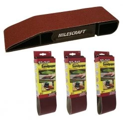 3 in. X 21 in. SandDevil Kit with Sanding Belts - Complete Sanding Bundle by Milescraft