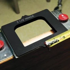 HingeMate300 - Complete Jig for Mortising Door & Jamb Hinges and Latch & Strike Plates. Router Bit Included by Milescraft -Primefit Shop milescraft router guides 1213 31 1000