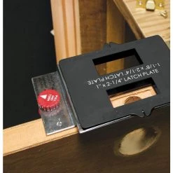 Hinge Mate 350 - Complete Kit for Installing Door and Jamb Hinges and Latch and Strike Plates All Hardware Included by Milescraft -Primefit Shop milescraft router guides 1220 4f 1000