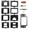 Hinge Mate 350 - Complete Kit for Installing Door and Jamb Hinges and Latch and Strike Plates All Hardware Included by Milescraft -Primefit Shop milescraft router guides 1220 64 1000