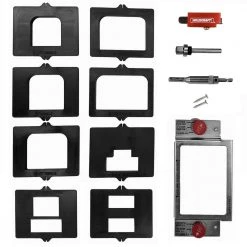 Hinge Mate 350 - Complete Kit for Installing Door and Jamb Hinges and Latch and Strike Plates All Hardware Included by Milescraft