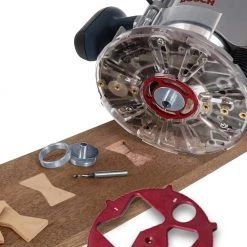 Metal Bushing Set - Router Template Guide Set (11-Piece) by Milescraft -Primefit Shop milescraft router guides 1228 76 1000