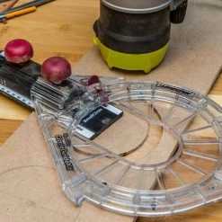 Small Circle Bundle - Includes SmallCircleCompass, ScribeTec and TriGrips by Milescraft -Primefit Shop milescraft router guides 73570003 31 1000