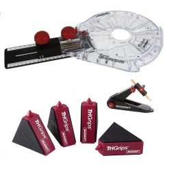 Small Circle Bundle - Includes SmallCircleCompass, ScribeTec and TriGrips by Milescraft