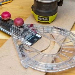 Large Circle Bundle - Includes CircleGuideKit and TriGrips by Milescraft -Primefit Shop milescraft router guides 73600003 fa 1000