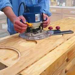 CircleGuideKit Router Jig for Routing Small and Large Circles by Milescraft -Primefit Shop milescraft router parts 1219 76 1000