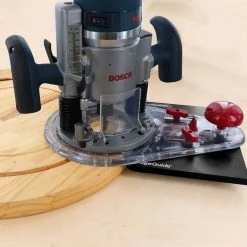 Universal Router Straight Edge and Curved Edge Guide with Bonus Mortising and Offset Base Features by Milescraft -Primefit Shop milescraft router parts 1224 44 1000
