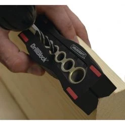DrillBlock Hand-Held Drill Guide by Milescraft -Primefit Shop milescraft saw tracks 1312 4f 1000