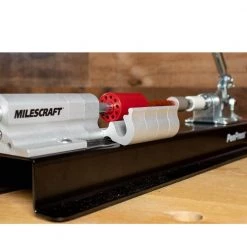 Pen Press - Join Turned Pens and Projects Deluxe, Spring-Loaded Design Holds Workpiece in Place and Adjusts Size Quickly by Milescraft -Primefit Shop milescraft tool accessories 4701 31 1000