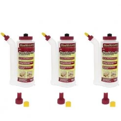 Glue Mate 450 - 15 oz. (450 ml) Precision Wood Glue Bottles Anti-Drip Tips with Easy Flow Multi-Chamber Design by Milescraft