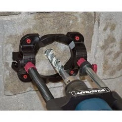 DrillMate Portable Drill Guide for 43mm Diameter Collar Drills - Multi-Angle Drilling Guide with Self-Centering Base by Milescraft -Primefit Shop milescraft workbench accessories 1368 4f 1000